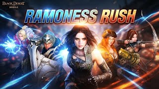 Black Desert Mobile | Sorceress | Ramoness Rush! 