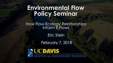 How Flow-Ecology Relationships inform E-Flows