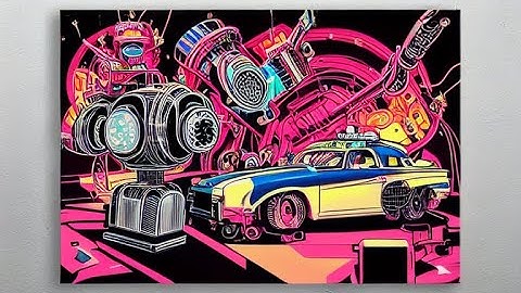 RETRO-FUTURISM | AI generated 2D animation | Stable Diffusion