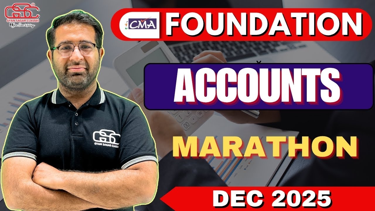 CMA FOUNDATION ACCOUNTS FULL MARATHON DEC 2025 - YouTube