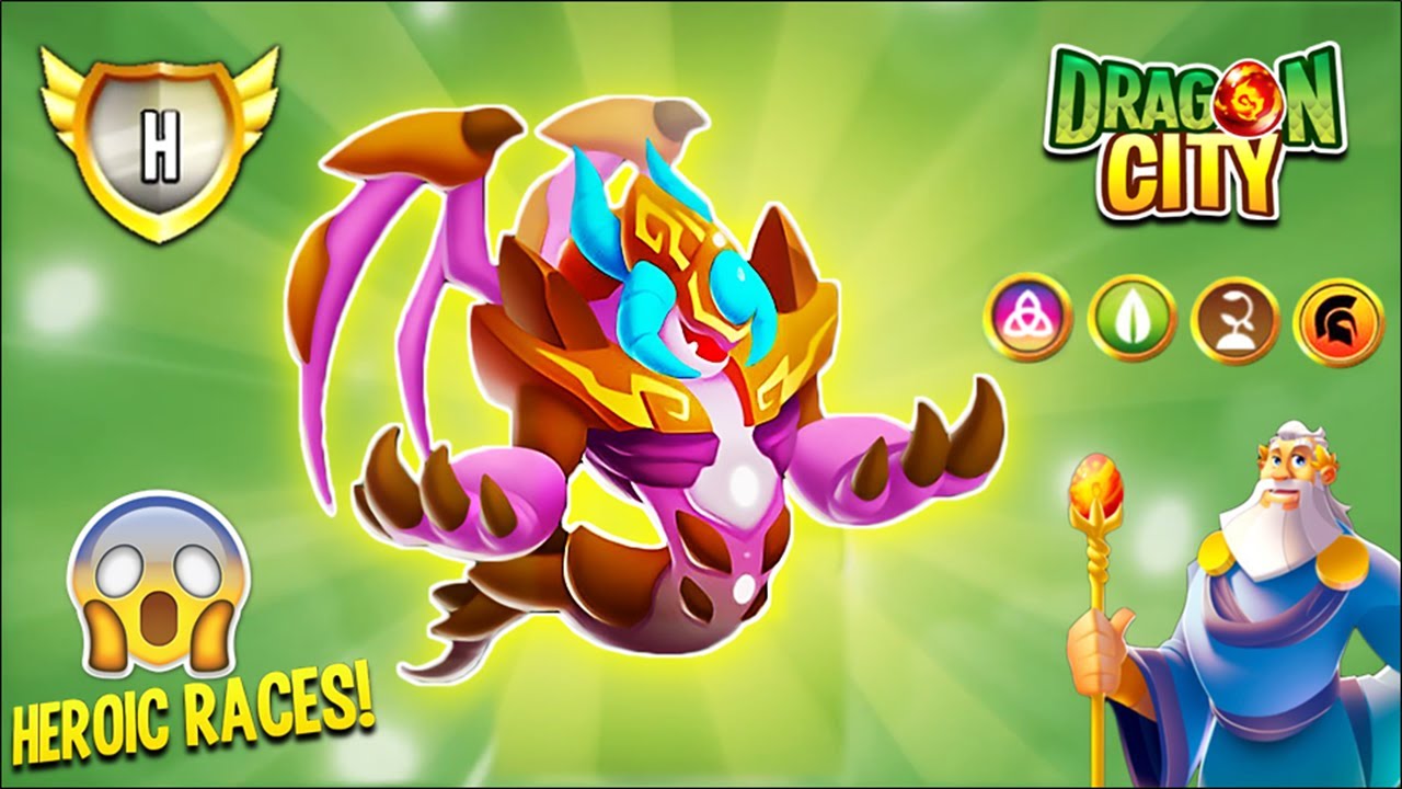 Dragon City - High Cavernous Dragon, A brand Heroic Race [EXCLUSIVE DRAGON] 😱 -