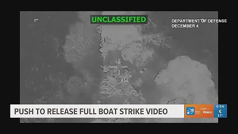 Democrats push for release of full video of deadly U.S. military boat strike