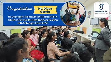 Congratulations Ms. Divya Gonde for successful placement in Redberyl from #puneripattern