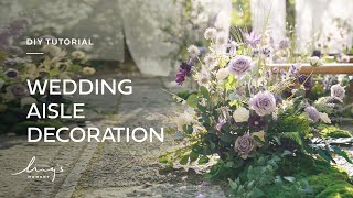Ling's Moment | Create a Dreamy Lilac & Gold Aisle for Your Wedding