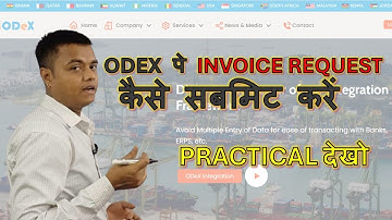 How do I request an invoice through Odex? || Import Export Trainer || Freight  Forwarder