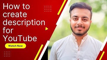 How to Create Description for YouTube with Social Media Links|2022|
