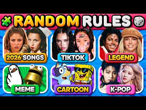 Save One Song: RANDOM Rules, 8 Songs Challenge | Music Quiz 2026
