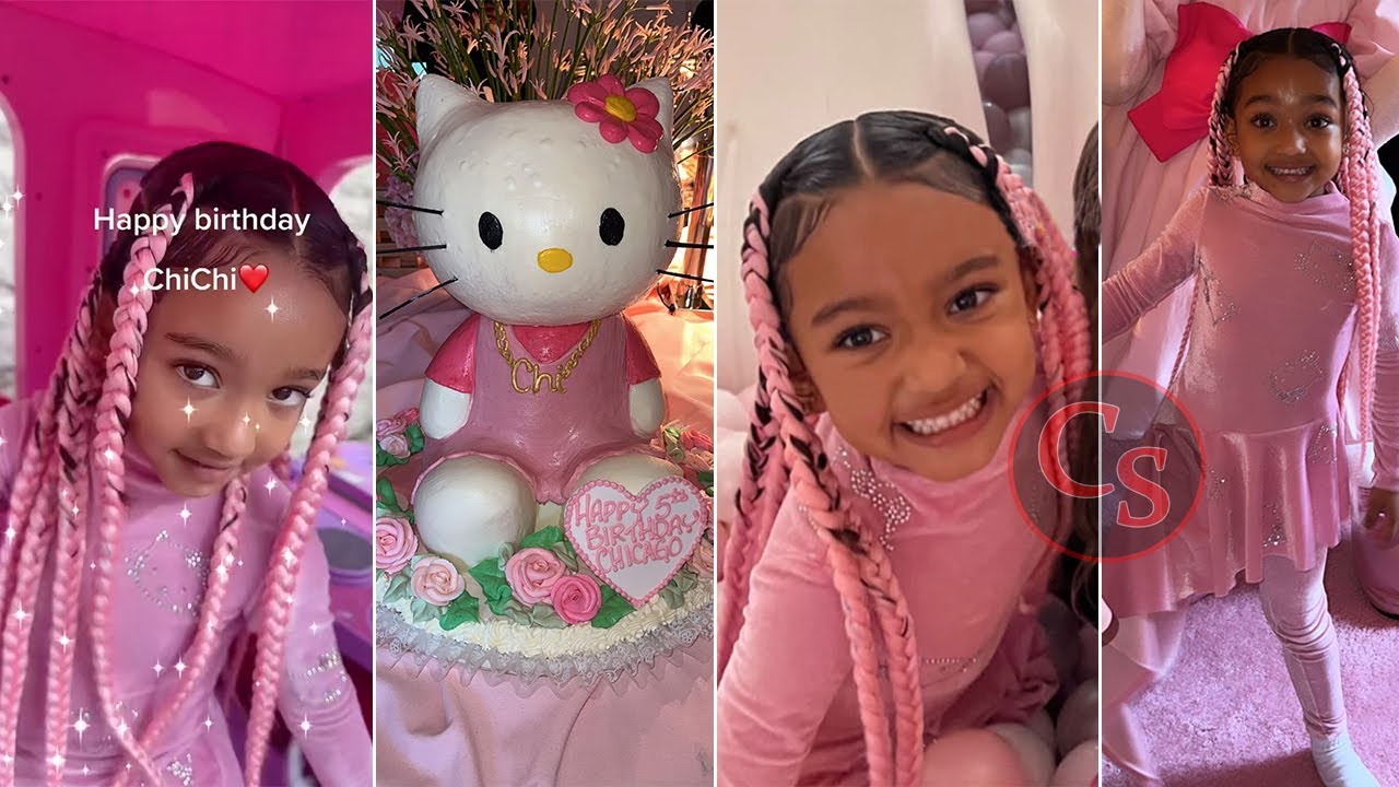 INSIDE Kim Kardashian's Daughter Chicago West Hello Kitty Theme 5th ...