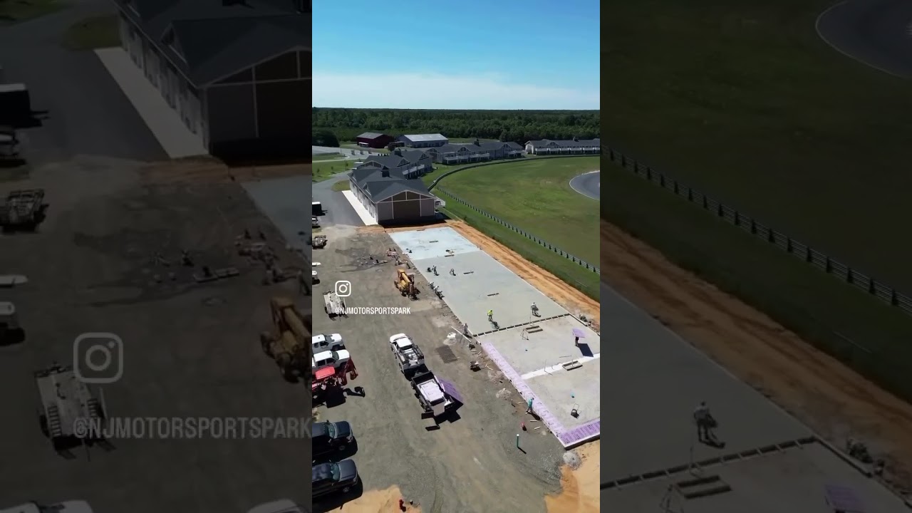 More progress is being made over at Phase VIII of NJMP's Exotic Car Garages!