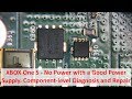 XBOX One S - No Power with a Good Power Supply. Component-level Diagnosis and Repair