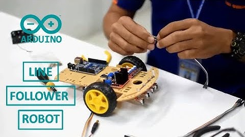 ออกแบบหุ่นยนต์เดินตามเส้น 4 เซ็นเซอร์ : Arduino Line Follower Robot
