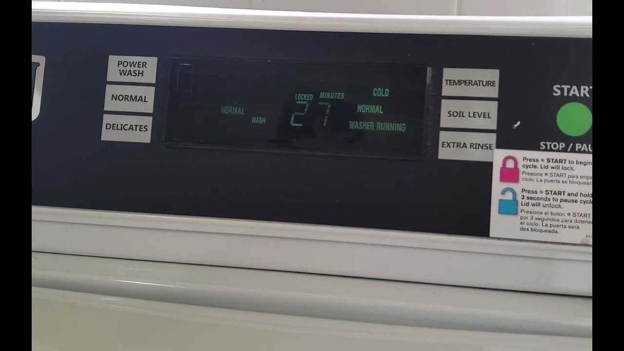 Maytag Commercial Washer Coin Operated For 15 July 2022 (Part 1 Of 3