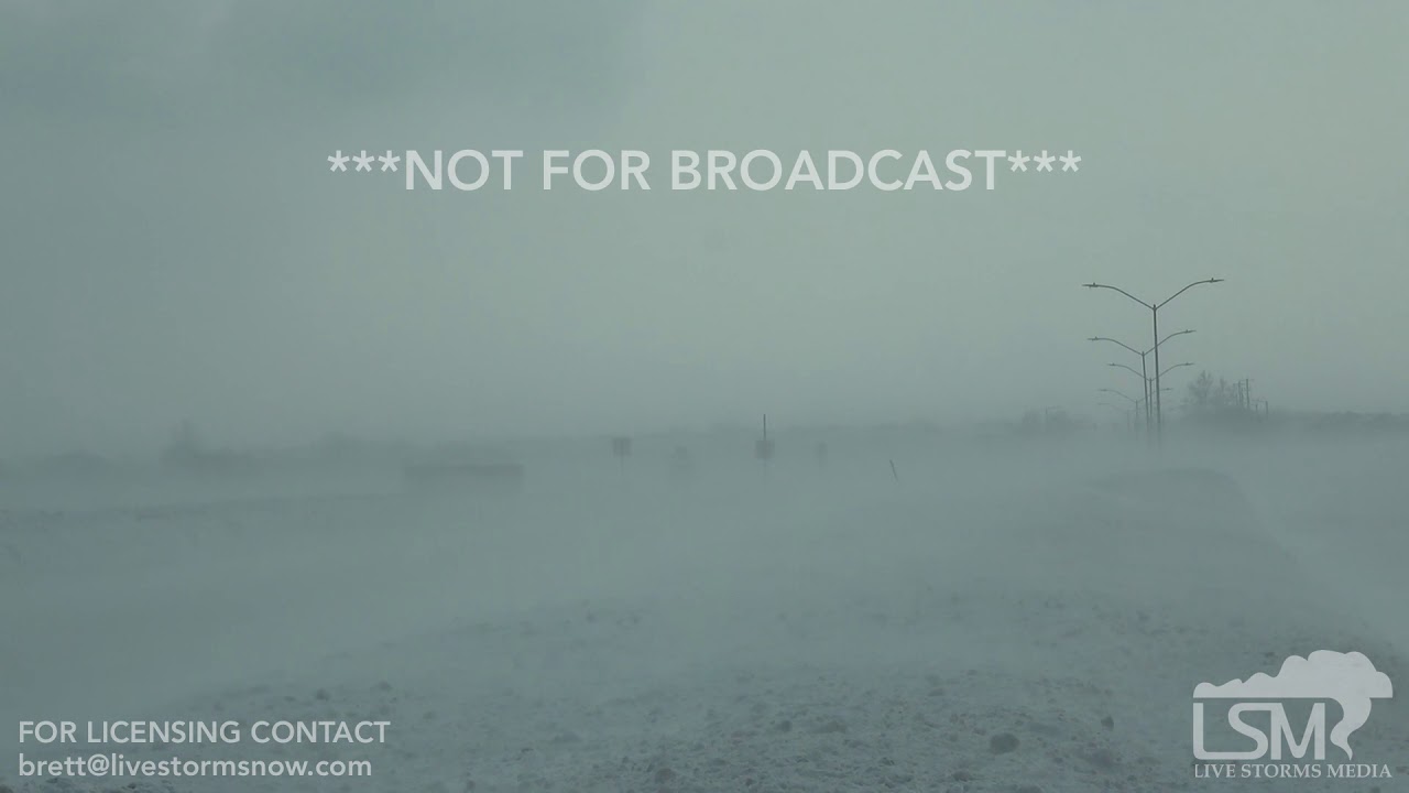 2-12-2019 Grimes, Iowa - Blowing Snow Closes Roads Due to Drifting Shut ...