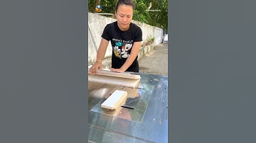 Bộ bàn trượt cưa gỗ đa năng mô tơ không chổi than #shorts