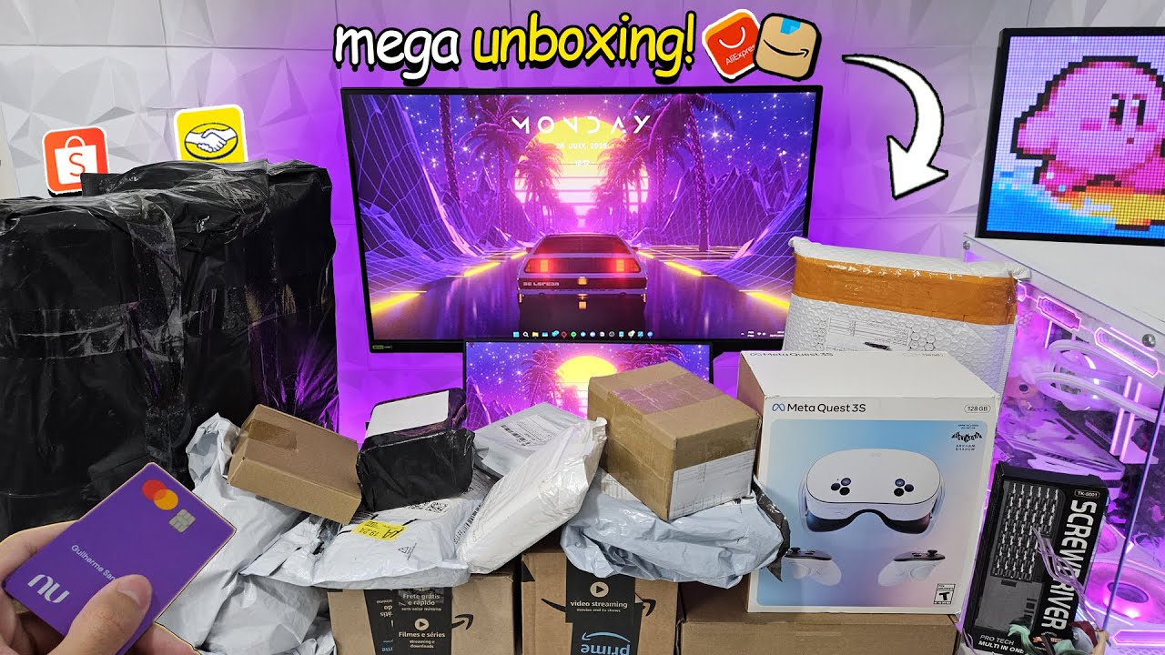 Mega Unboxing produtos que comprei em PROMOÇÃO no mês! (só coisa boa)