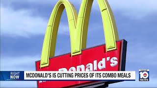 McDonald's to lower prices of combo meals