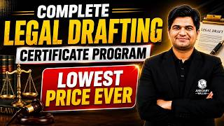 Legal Drafting for Beginners | How to Learn Legal Drafting | Legal Drafting Course |Judiciary By PW