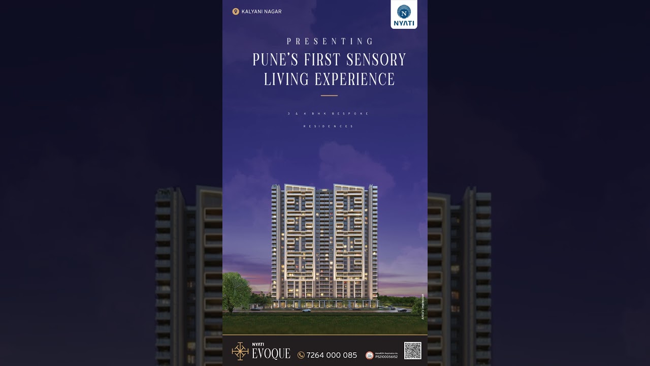 Nyati Evoque | 3 & 4 BHK Luxurious Apartments | Kalyani Nagar 