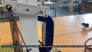 Harmonic Oscillator Setup Video