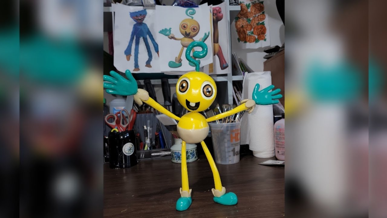 My New Baby Long Legs Clay Sculpture is Finished! 🍼👶💕 YouTube