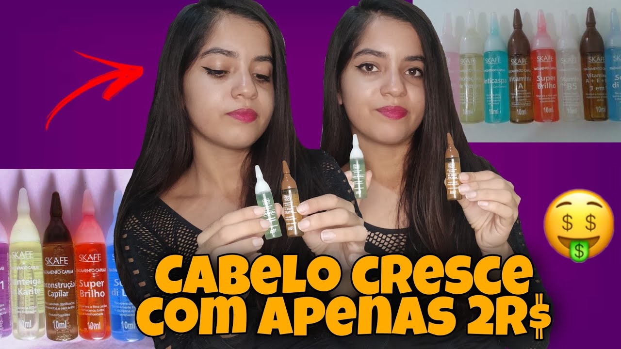 COMO USAR AMPOLA DE CRESCIMENTO CAPILAR/ Ep. 13 - YouTube