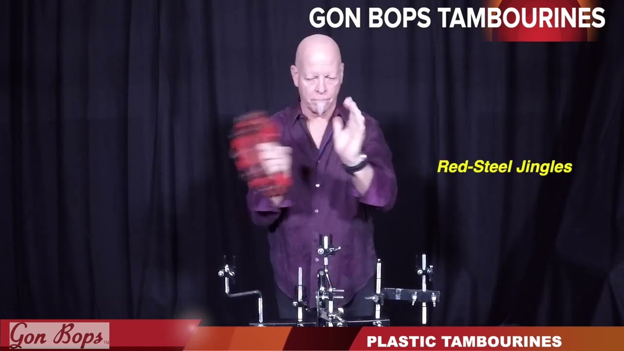 Gon Bops Plastic Tambourines