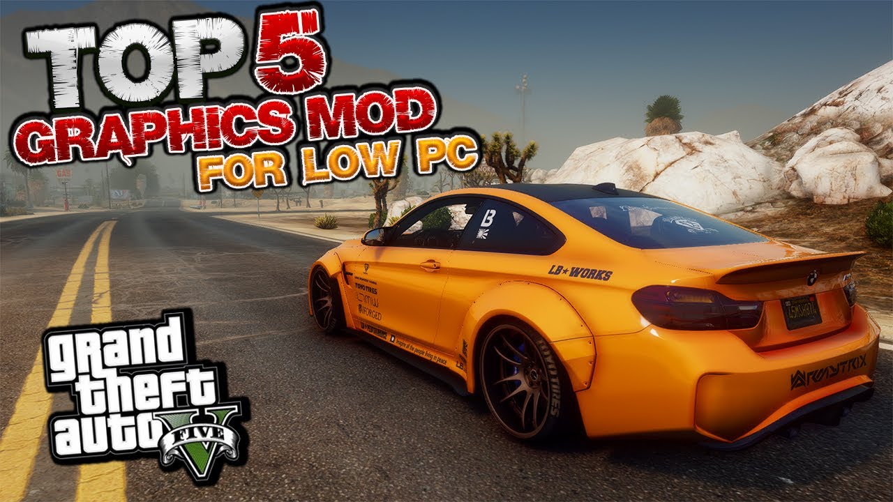 TOP 5 graphics mod for Low PC in GTA 5 (2025) | Best graphics mods GTA V