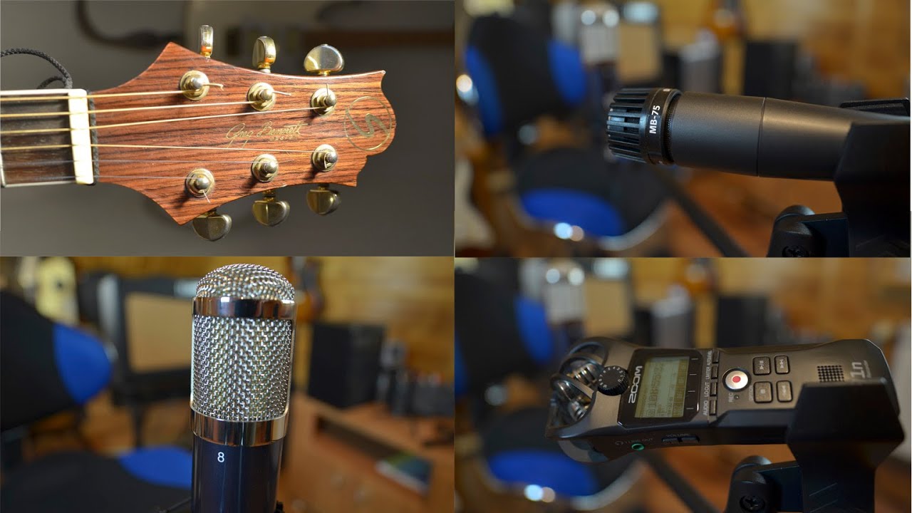 Samick OM-8CE - MXL R144 - t.bone MB-75 - ZOOM H1n