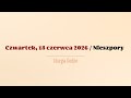 #Nieszpory | 18 czerwca 2026