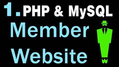 1. How to Create A Basic Membership Website System Using PHP and MySQL Tutorial