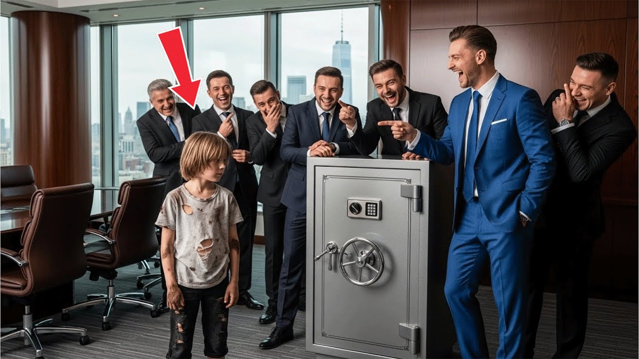 „DAM CI 100 MILIONÓW, JEŚLI OTWORZYSZ SEJF” — ZAŚMIAŁ SIĘ MILIONER, ALE CHŁOPIEC GO ZASKOCZYŁ