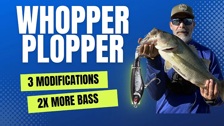Make These 3 Modifications to the Whopper Plopper to catch 2X more BASS!