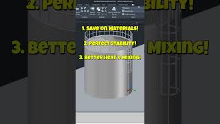 The GOLDEN Ratio for Industrial Tanks #autocadblocks #autocad #plant3d #pipingdesign