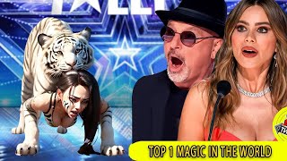 GOLDEN BUZZER: Top 10 BEST MAGICIANS on America's Got Talent 2024! $ ! BEST Magic Show in the world