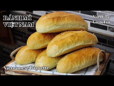 Video Bánh Mì vỏ giòn tan ruột xốp - Không phụ gia, không vĩ... - youtube