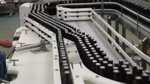 12oz Beer Bottles at 400bpm on a Garvey Pressureless Accumulation Table