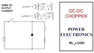 STEP DOWN DC HOPPER WITH RL LOAD #powerelectronics #electronic