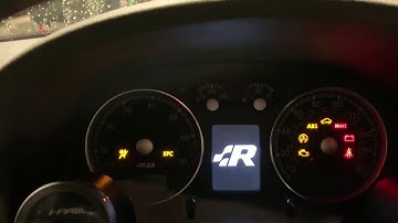 Modernized MK4 R32 Instrument Cluster Demo