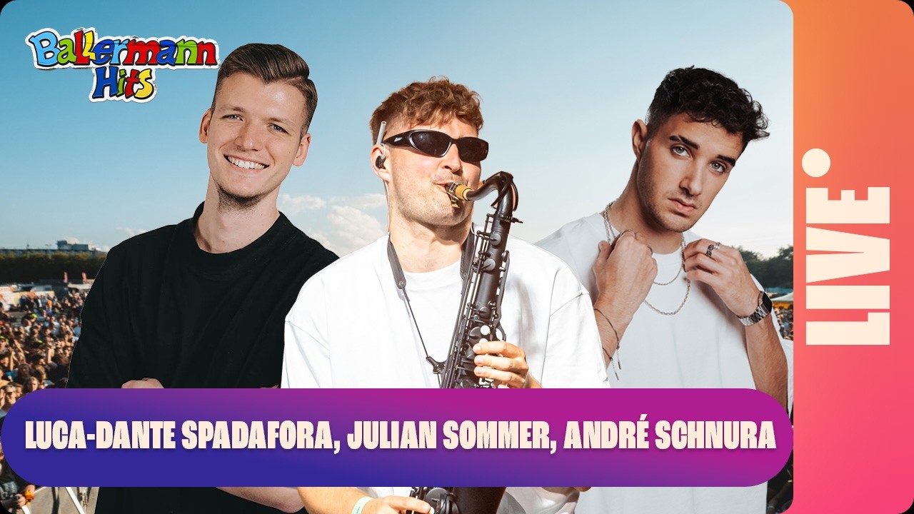 Luca-Dante Spadafora, Julian Sommer, André Schnura - Wir sind die Deutschen (ZDF Fernsehgarten)