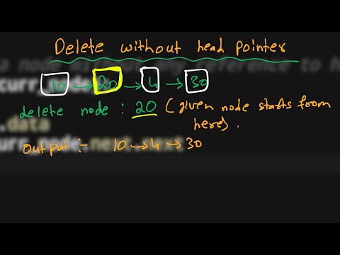 18. Delete without head pointer  | Linked List | Python | GFG | Must Do Coding Questions