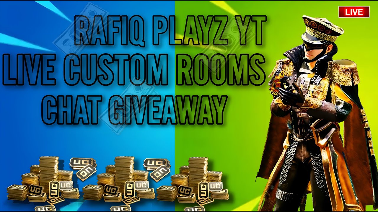 Ch Rafiq Rp Rafiq Playz Is Live EID MUBARAK 10 RP GIVEAWAY Conqueror Push # ...