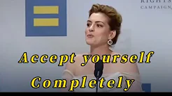 Love who you are | Anne Hathaway | Self-love thumbnail