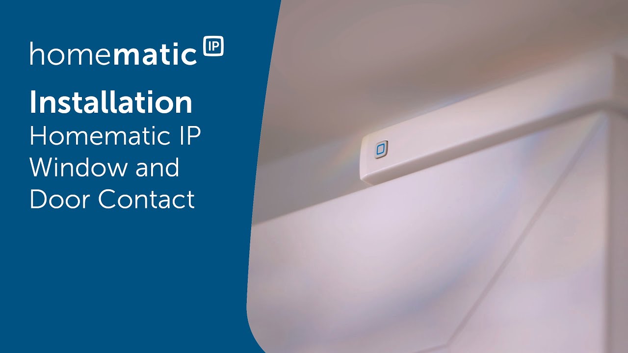 Homematic IP | Installation of a Window and Door Contact