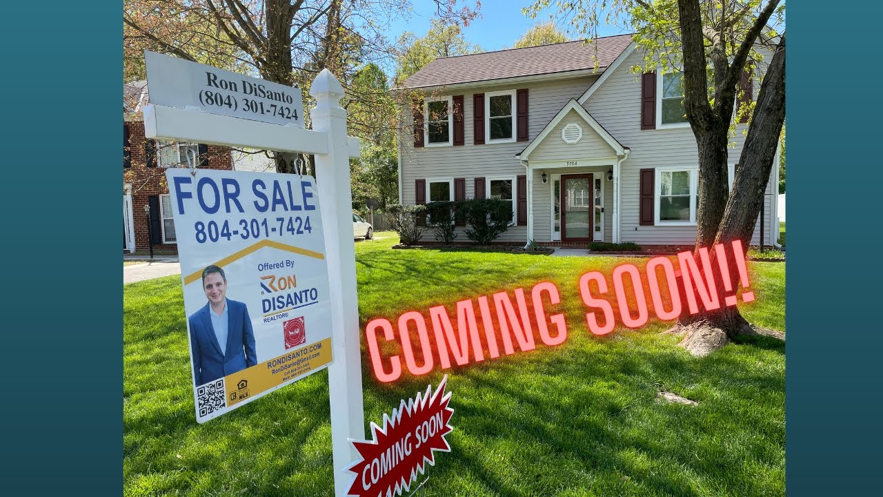 Home for sale! Richmond Virginia Real Estate North Chesterfield coming