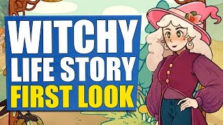 WITCH DATING SIM (Cozy Story Game)  'Witchy Life Story' (First Look)
