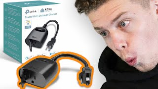 Best Smart Outdoor Plug Review! | KASA Outdoor Smart Dimmer Plug | KASA KP405