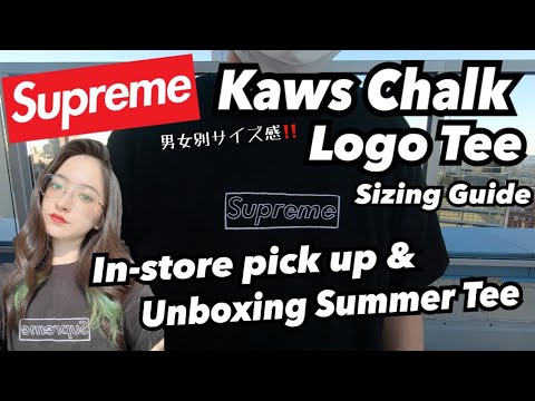 SUPREME×KAWS BOXロゴT Sサイズ