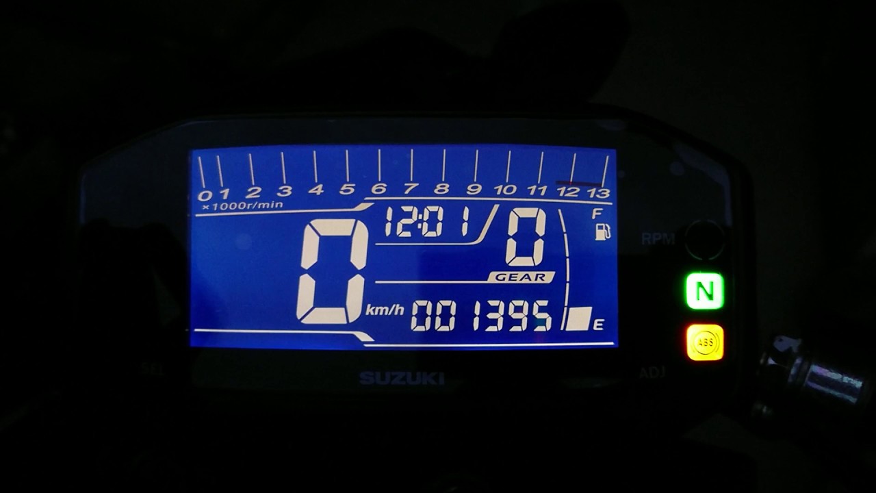 スズキ】GSX-S125 メーター液晶反転化 GSX-R125【SUZUKI】 - YouTube
