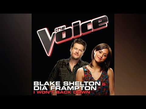Blake Shelton & Dia Frampton | I Don't Back Down | Studio Version | The Voice 1