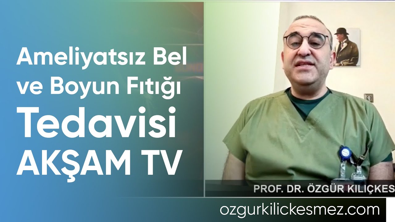 Ameliyatsız bel ve boyun fıtığı tedavisi